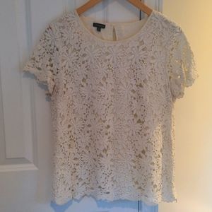 Floral Lace Shirt (Lined) from Talbots